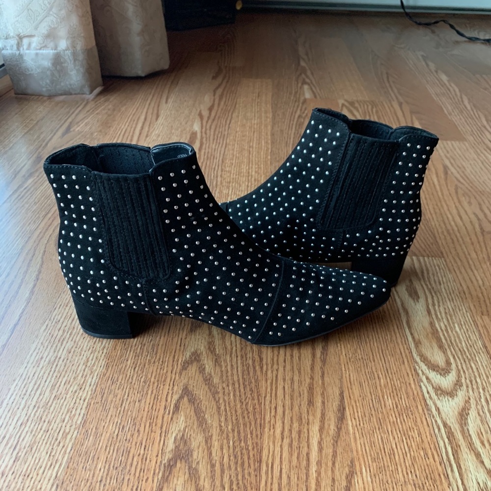 Black Booties With Silver Studs - image 5